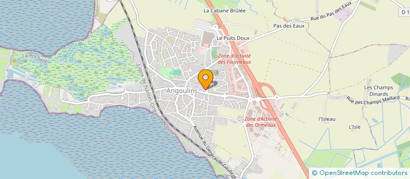 localisation de l'entreprise GRIFID à ANGOULINS