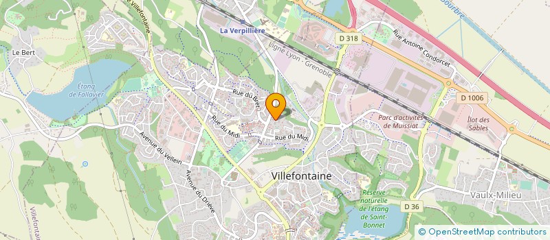 localisation de l'entreprise GRIFS à VILLEFONTAINE