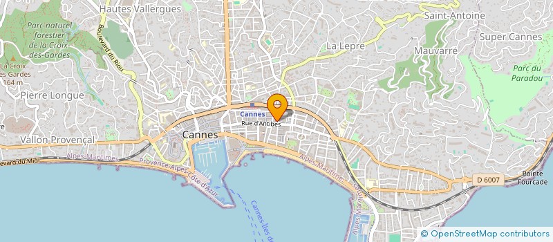 localisation de l'entreprise GRIGNAN 31 à CANNES