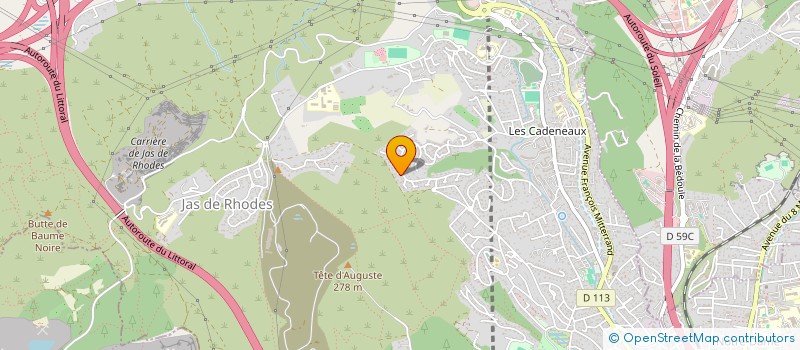 localisation de l'entreprise GRIGNAN IMMOBILIER à LES PENNES-MIRABEAU