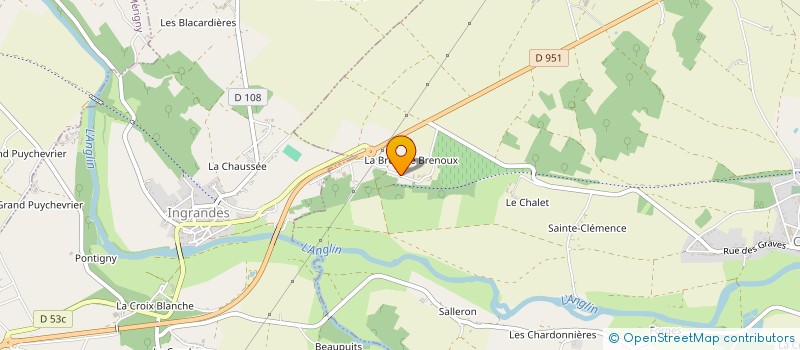 localisation de l'entreprise GRIGNARD SARL à LE BLANC