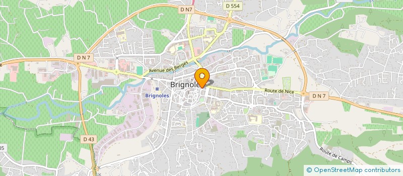 localisation de l'entreprise GRIGNON à BRIGNOLES