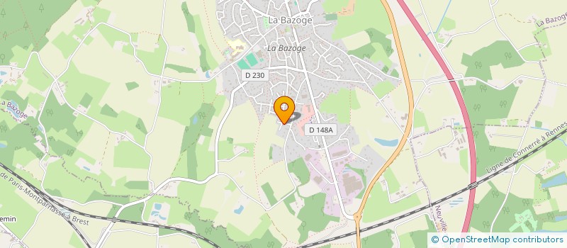 localisation de l'entreprise GRIGNON BOTINEAU  LA BAZOGE