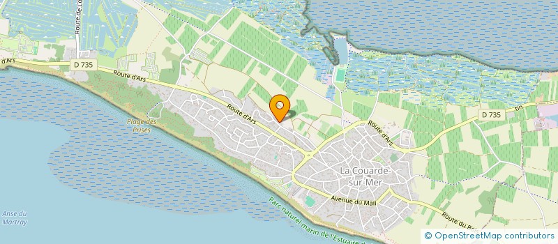 localisation de l'entreprise GRIGNON & MARCOUILLER  LA COUARDE-SUR-MER