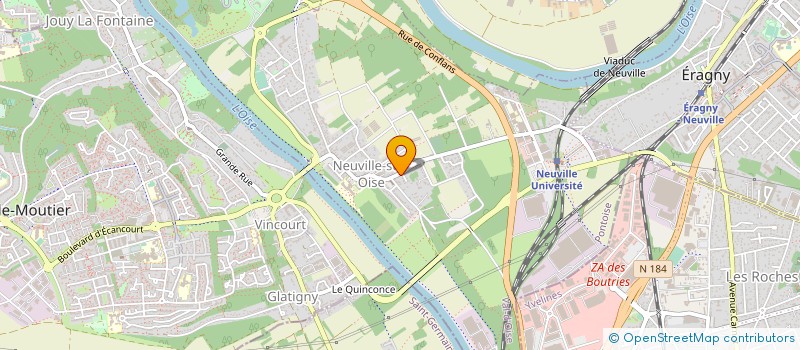localisation de l'entreprise GRIGNON SARL à NEUVILLE-SUR-OISE