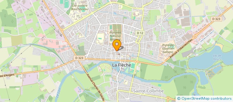 localisation de l'entreprise GRIGNON SAS à LA FLECHE