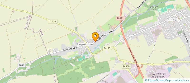 localisation de l'entreprise GRIGNOTIN à ESQUERCHIN