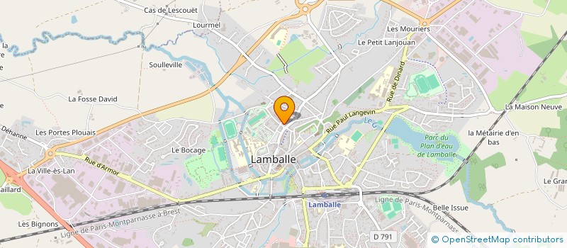 localisation de l'entreprise GRIGNOTTE CAFE CANTINE à LAMBALLE-ARMOR