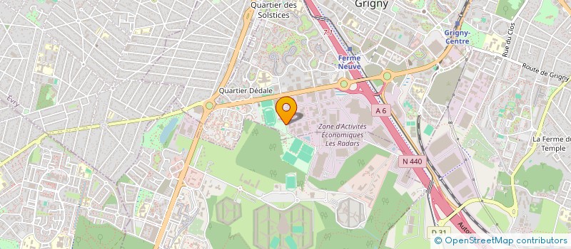 localisation de l'entreprise GRIGNY FOOTBALL 91  GRIGNY