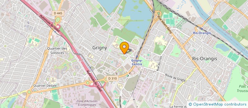 localisation de l'entreprise GRIGNY JEUNE ESPOIR à GRIGNY