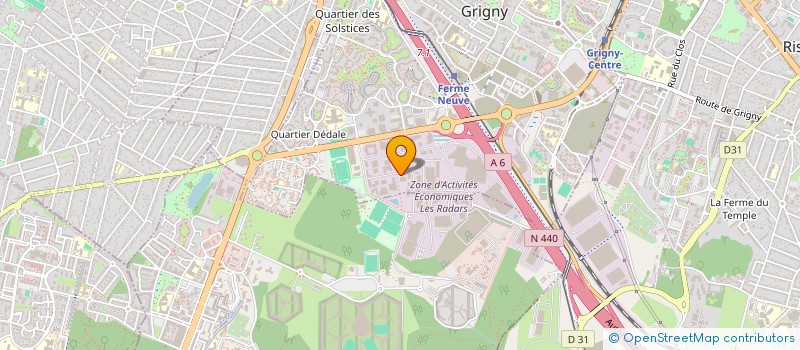 localisation de l'entreprise GRIGNY PNEU  GRIGNY