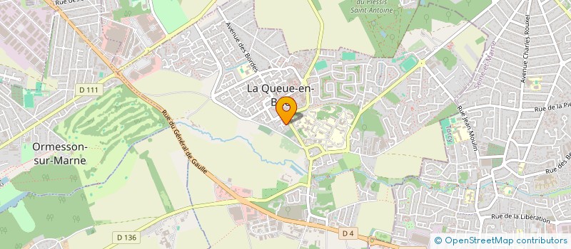 localisation de l'entreprise GRIGORE  LA QUEUE-EN-BRIE