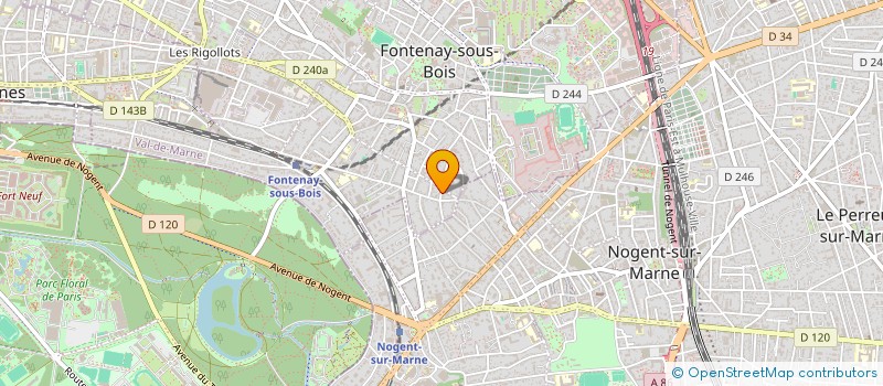 localisation de l'entreprise GRIGOREANU CONSULTING  FONTENAY-SOUS-BOIS