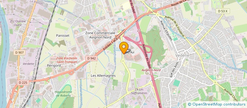 localisation de l'entreprise GRIIN à VEDENE