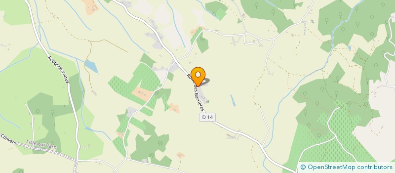 localisation de l'entreprise GRIINE à LISLE-SUR-TARN