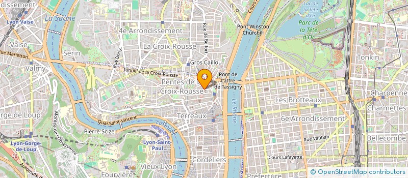 localisation de l'entreprise GRILHON à LYON