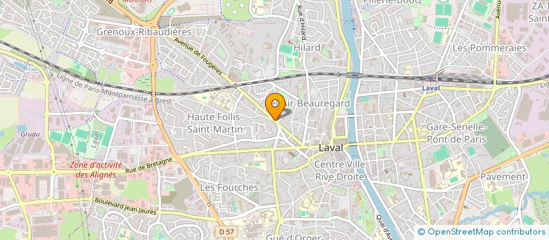 localisation de l'entreprise GRILL 53 à LAVAL