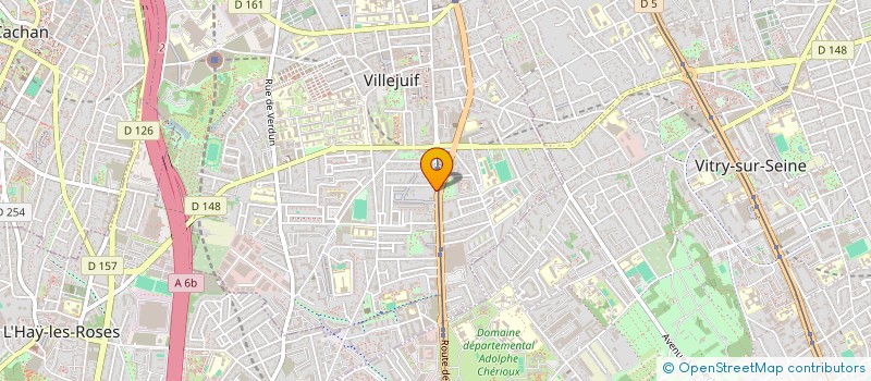 localisation de l'entreprise GRILL 7 à VILLEJUIF