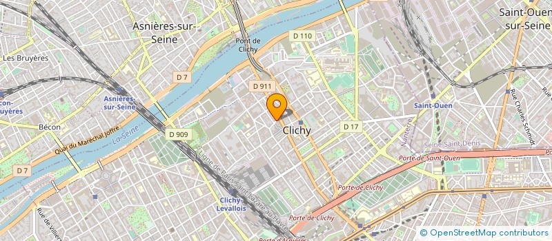 localisation de l'entreprise GRILL BOSPHORE à CLICHY