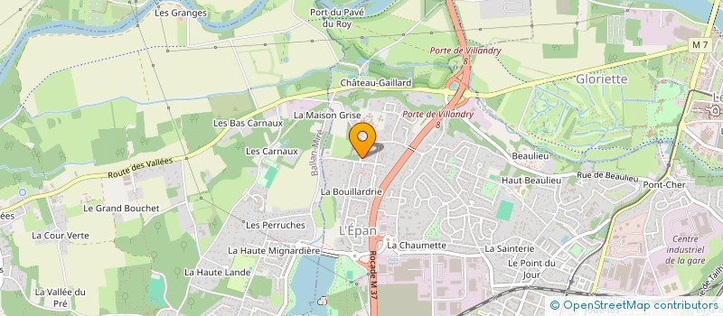 localisation de l'entreprise GRILL DU LAC  JOUE LES TOURS