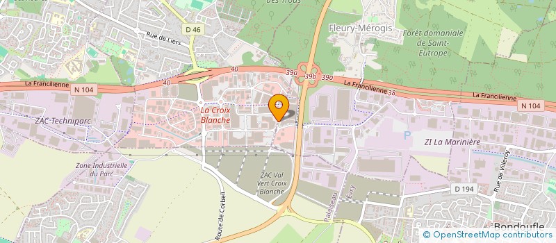 localisation de l'entreprise GRILL FLEURY à FLEURY-MEROGIS