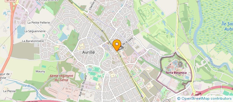 localisation de l'entreprise GRILL & FOOD  AVRILLE