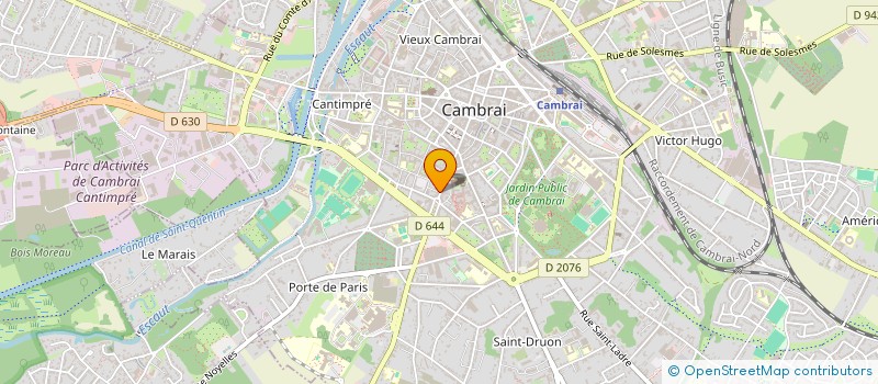 localisation de l'entreprise GRILL HOUSE à CAMBRAI