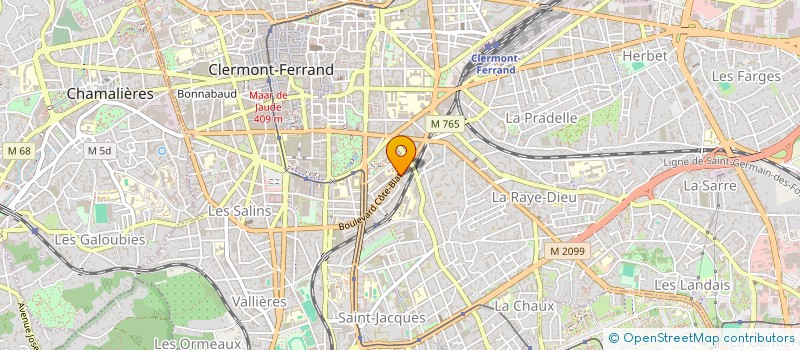 localisation de l'entreprise GRILL HOUSE  CLERMONT-FERRAND