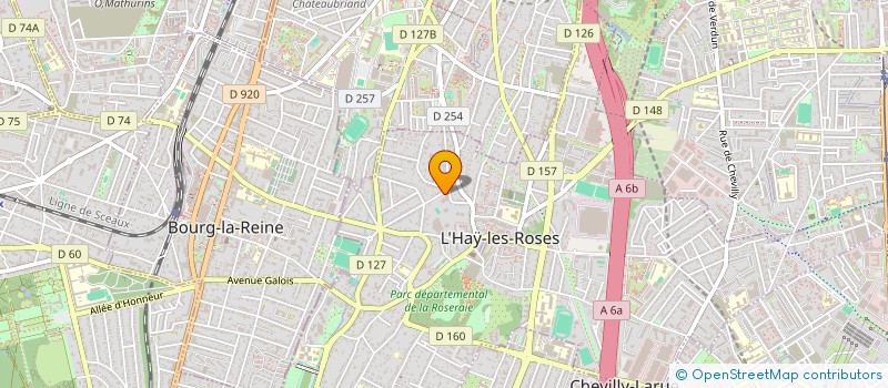 localisation de l'entreprise GRILL RESTAURANT LA BOULANGERIE à L'HAY-LES-ROSES