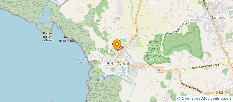 localisation de l'entreprise GRILL ROYAL LES 3 L  PETIT-CANAL