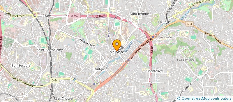 localisation de l'entreprise GRILLADE MALPA  MARSEILLE