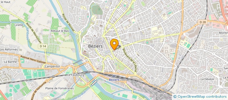 localisation de l'entreprise GRILLADE TRAITEUR LA BELLE ROUGE à BEZIERS