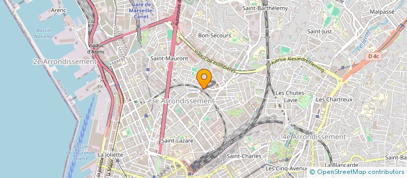 localisation de l'entreprise GRILLADES DE L'OM à MARSEILLE