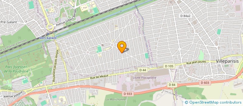 localisation de l'entreprise GRILLADES DU THILLAY à TREMBLAY-EN-FRANCE