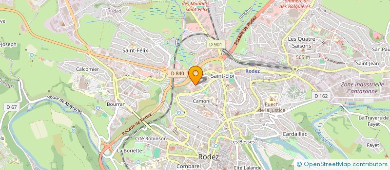 localisation de l'entreprise GRILLADOO  RODEZ