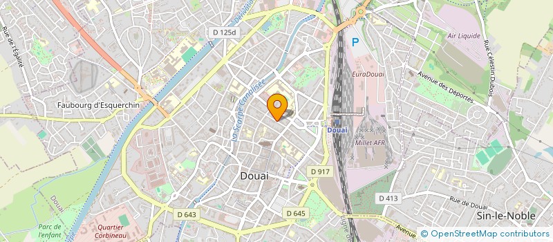 localisation de l'entreprise GRILLAGES MECANIQUES DU DOUAISIS  DOUAI