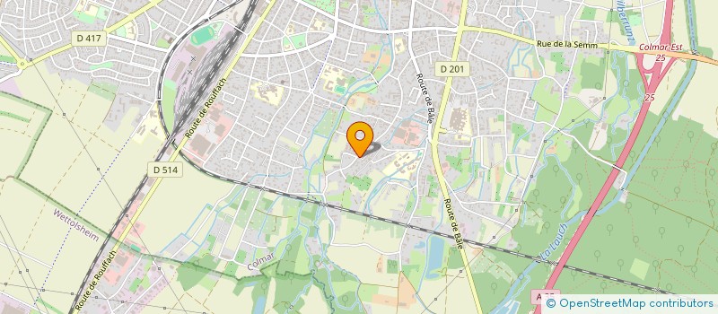 localisation de l'entreprise GRILLE  COLMAR