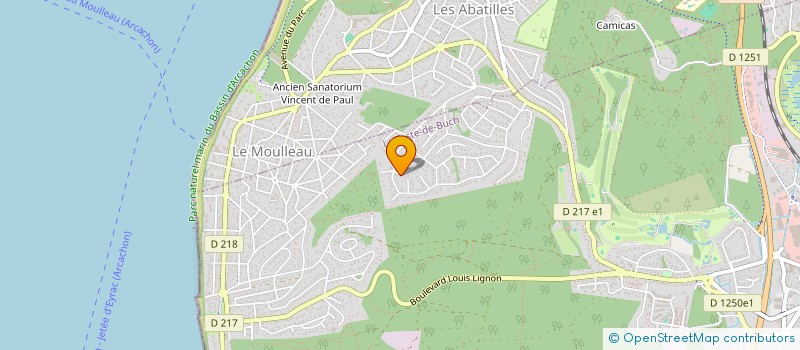 localisation de l'entreprise GRILLEPOINT  LA TESTE-DE-BUCH