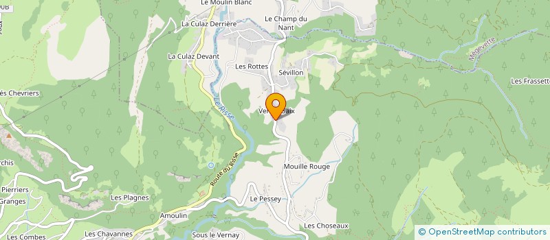 localisation de l'entreprise GRILLET à ONNION