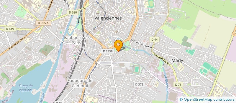 localisation de l'entreprise GRILLET - DARE - COULON à VALENCIENNES