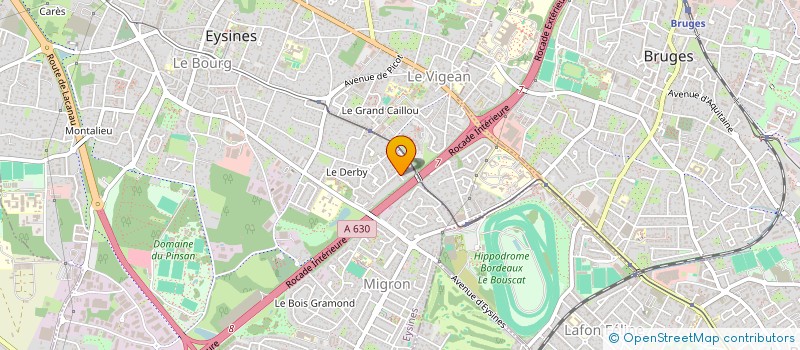 localisation de l'entreprise GRILLI SAS  EYSINES