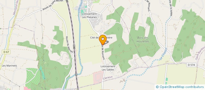 localisation de l'entreprise GRILLON  CLERIEUX