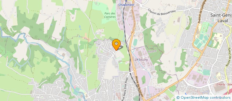 localisation de l'entreprise GRILLON FRERES à BRIGNAIS