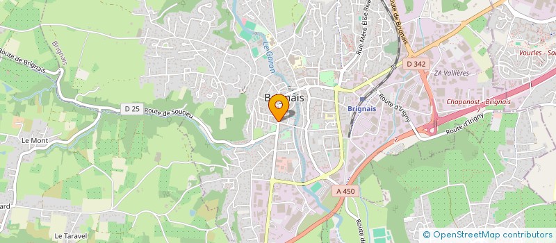 localisation de l'entreprise GRILLON MECAGRI  ORLIENAS