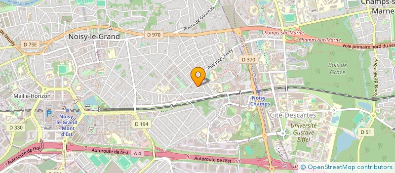 localisation de l'entreprise GRILO & FILS  NOISY-LE-GRAND