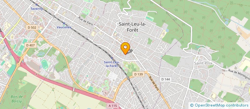 localisation de l'entreprise GRIM IMMOBILIER  SAINT-LEU-LA-FORET