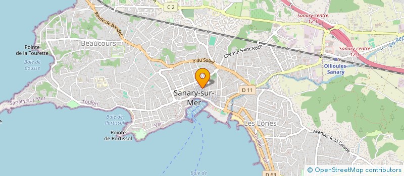 localisation de l'entreprise GRIMACE à SANARY-SUR-MER