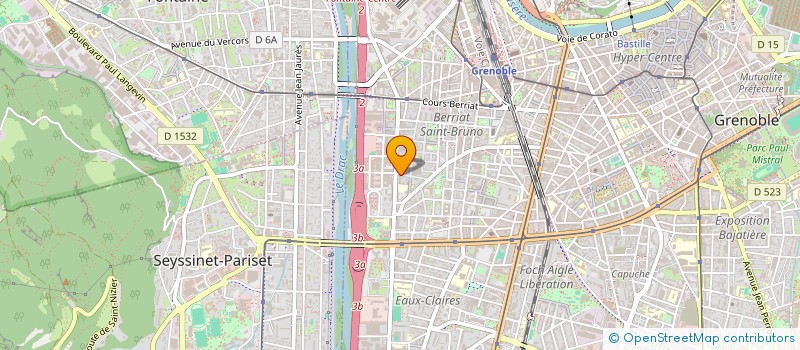 localisation de l'entreprise GRIMAGE à GRENOBLE