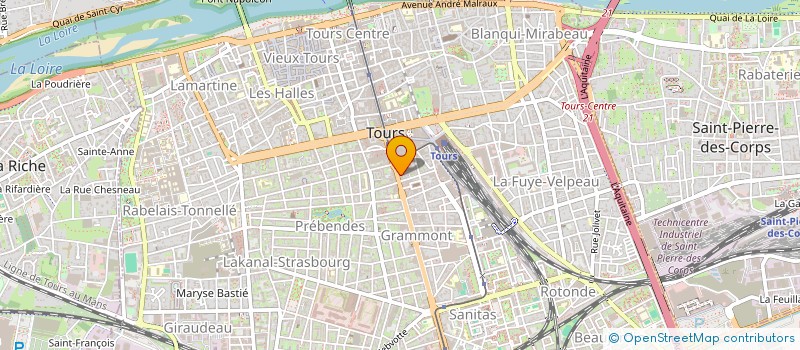 localisation de l'entreprise GRIMAL-RICHARD  TOURS