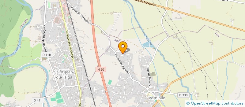 localisation de l'entreprise GRIMALDI BONNET à VERNIOLLE
